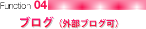 ブログ（外部ブログ可）